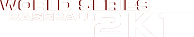 World Series Baseball 2K1 logo for Sega Dreamcast